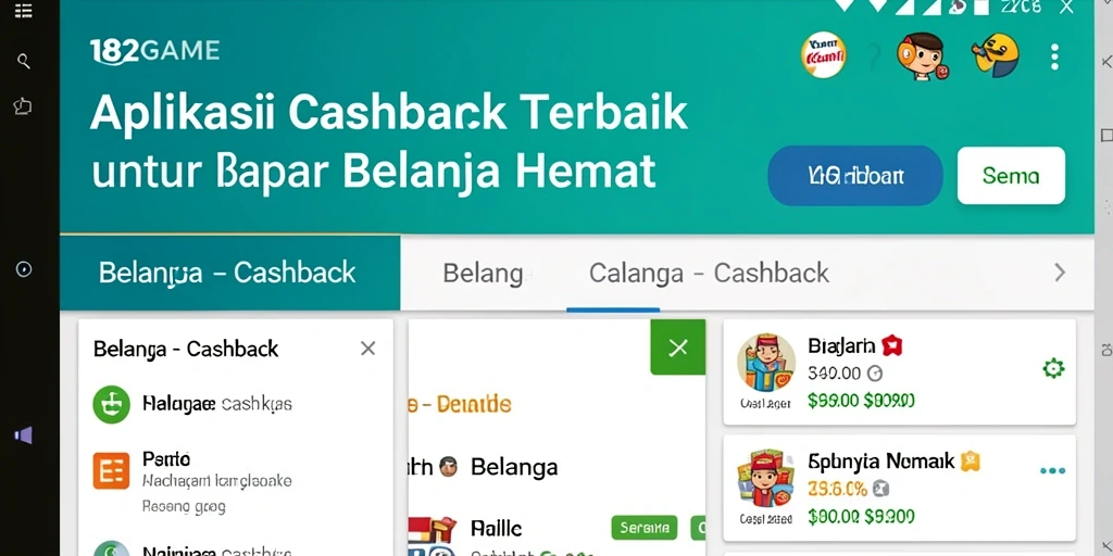 Tampilan antarmuka 182GAME yang menarik dan fungsional.