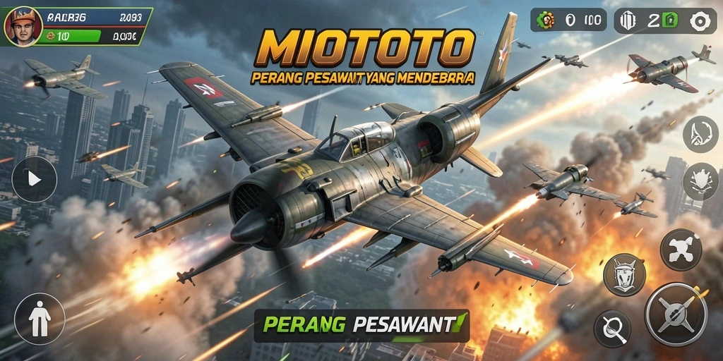 Antarmuka main game MIOTOTO yang seru dan intuitif.