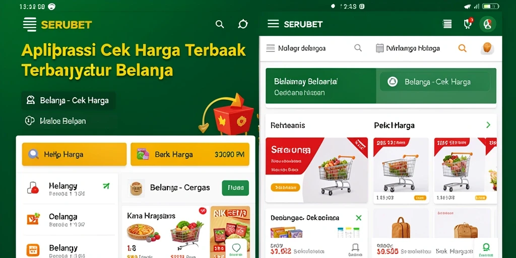 Tampilan antarmuka aplikasi SERUBET yang intuitif dan informatif.