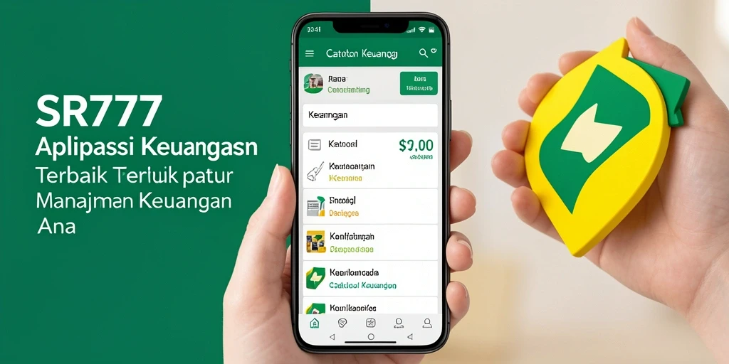 Tampilan antarmuka SR777 yang menarik untuk Catatan Keuangan.