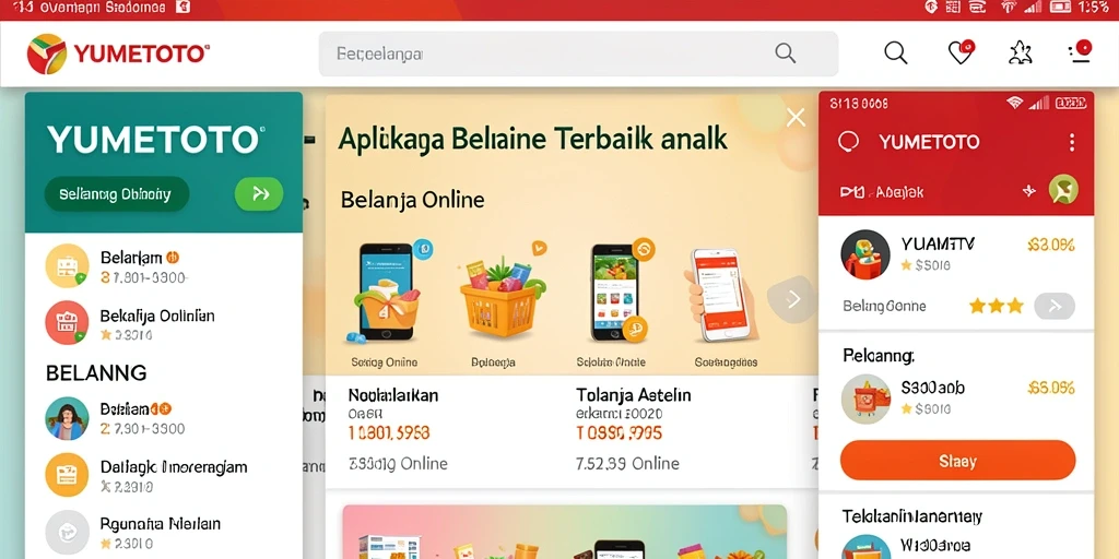 Antarmuka aplikasi YUMETOTO yang modern dan mudah digunakan.